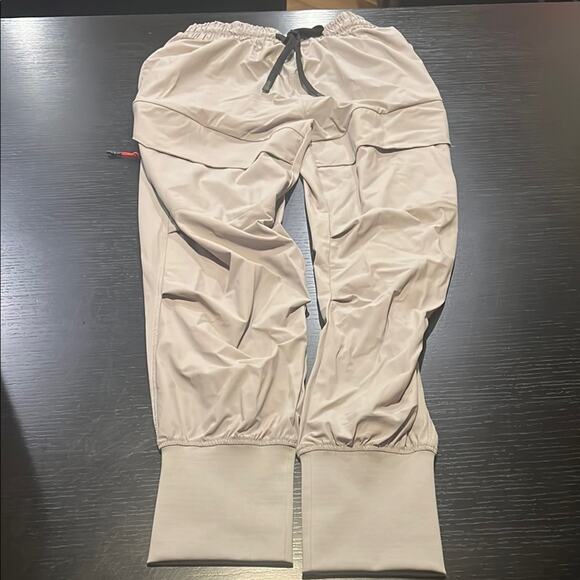 AHA Stay Cool High Rib Cargo Jogger Athletic Stretch Pants Grey size XL - Picture 2 of 7